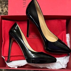 Valentino Glossy Black High Heels